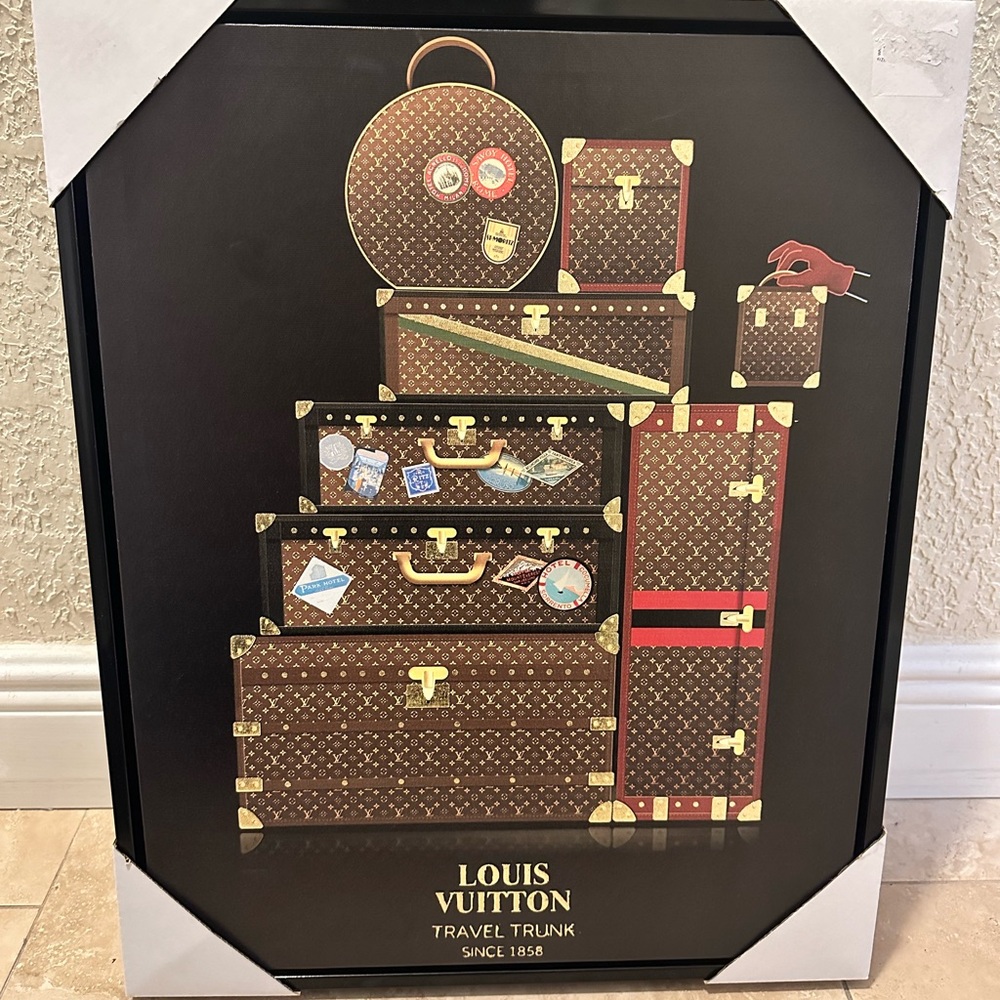 Louis Vuitton Travel Trunk Painting/Wall Art
